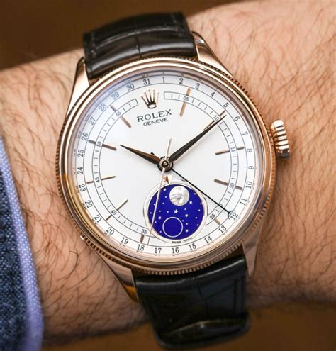 rolex cellini moonphase thickness|Rolex moonphase for sale.